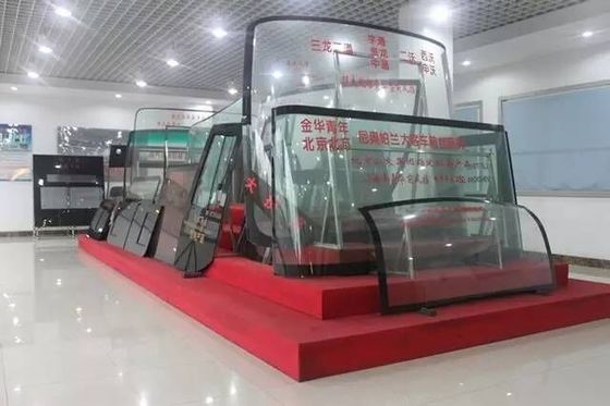 Chine Temps en verre de vie active de couleur verte de pare-brise d'autobus de résistance à l'impact long fournisseur
